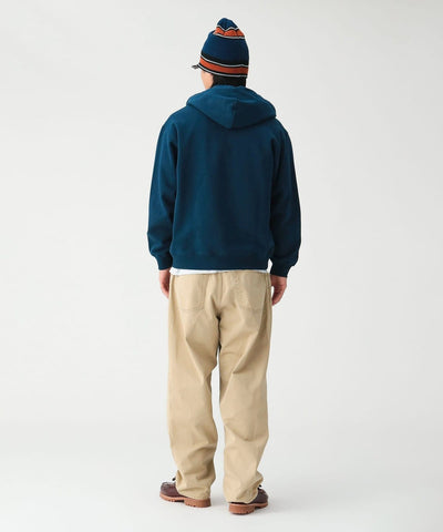 BEAMS / 標誌刺繡重磅連帽拉鍊外套