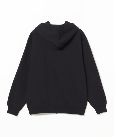 BEAMS / 標誌刺繡重磅連帽拉鍊外套