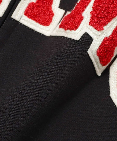 BEAMS / 標誌刺繡重磅連帽拉鍊外套