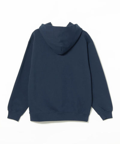 BEAMS / 標誌刺繡重磅連帽拉鍊外套
