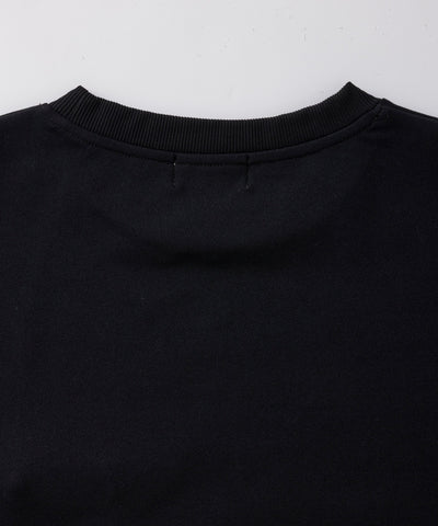 THE CRAFT CREW PRODUCTS / 四向彈性機能 圓領口袋長T恤（抽繩下擺）