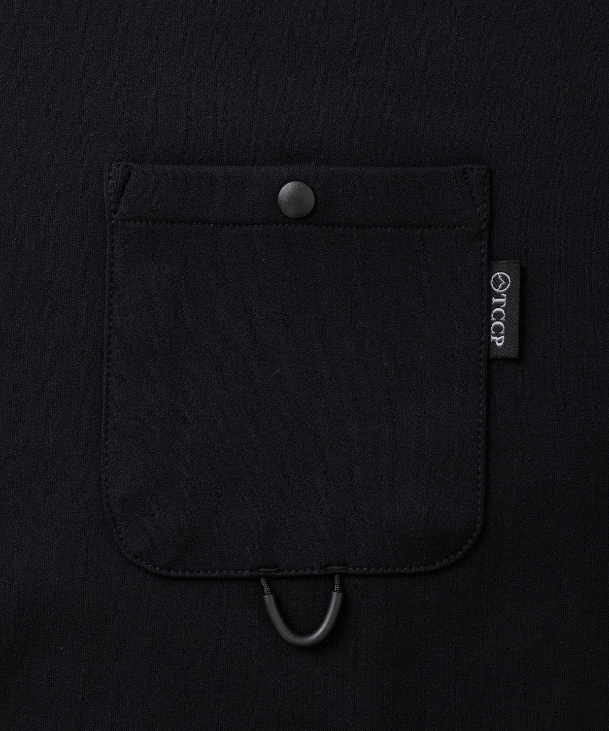 THE CRAFT CREW PRODUCTS / 四向彈性機能 圓領口袋長T恤（抽繩下擺）