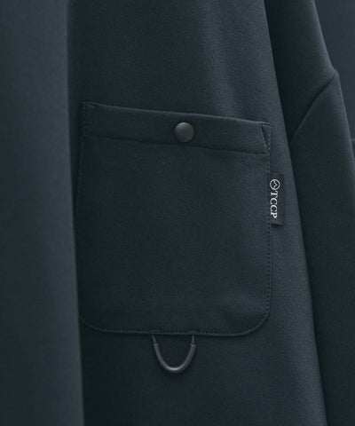 THE CRAFT CREW PRODUCTS / 四向彈性機能 圓領口袋長T恤（抽繩下擺）