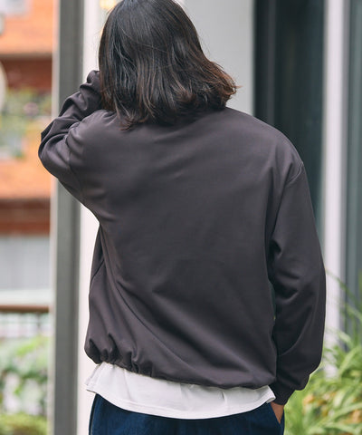 THE CRAFT CREW PRODUCTS / 四向彈性機能 亨利領 口袋長T恤（抽繩下擺）