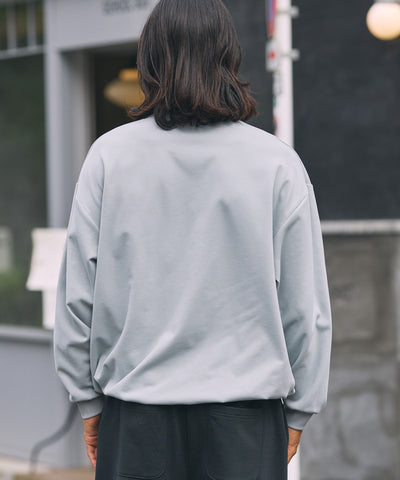 THE CRAFT CREW PRODUCTS / 四向彈性機能 半拉鍊長袖T恤（抽繩下擺）