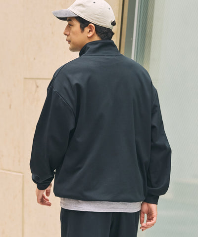 THE CRAFT CREW PRODUCTS / 四向彈性機能 半拉鍊長袖T恤（抽繩下擺）
