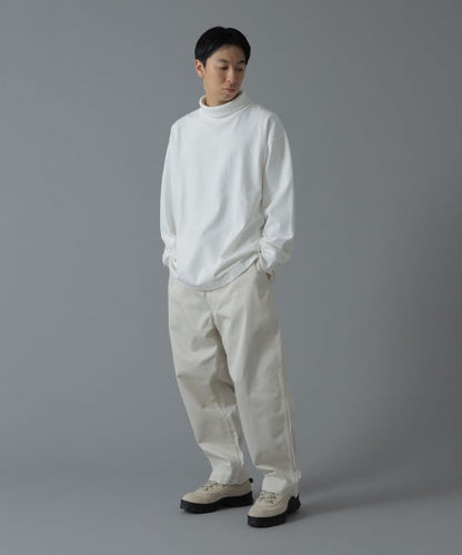BEAMS JAPAN / 重磅天竺棉 高領長袖上衣