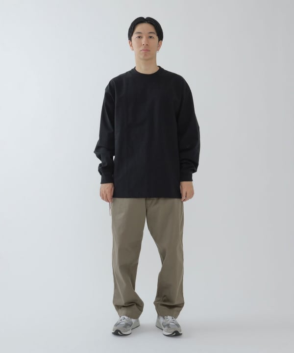 BEAMS JAPAN  / 日本製 寬鬆彈力長袖T恤