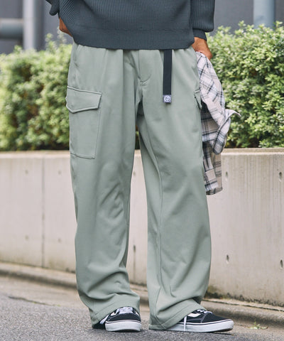 THE CRAFT CREW PRODUCTS / 四向彈性機能工裝褲（織帶腰帶．抽繩褲口）