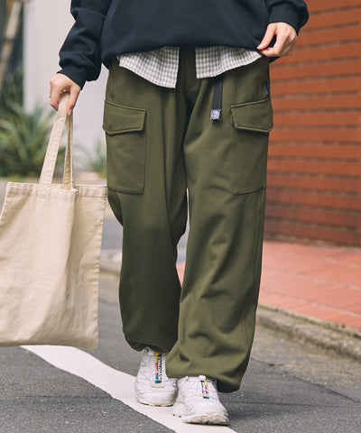THE CRAFT CREW PRODUCTS / 四向彈性機能工裝褲（織帶腰帶．抽繩褲口）