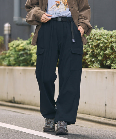 THE CRAFT CREW PRODUCTS / 四向彈性機能工裝褲（織帶腰帶．抽繩褲口）