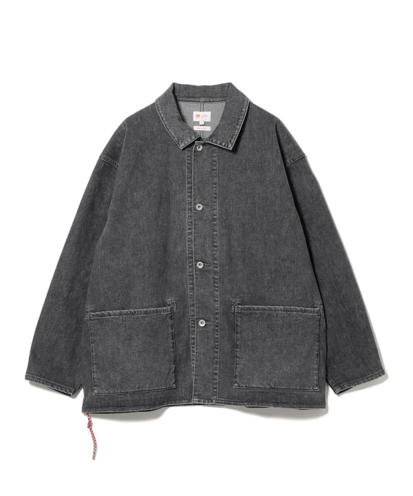 BEAMS JAPAN / 彈性丹寧 工作外套