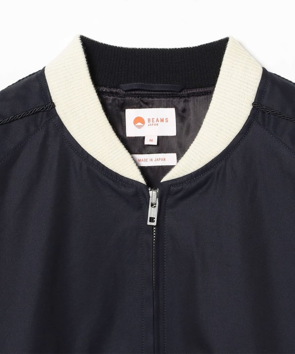 BEAMS JAPAN / 棉絲混紡光澤短版夾克