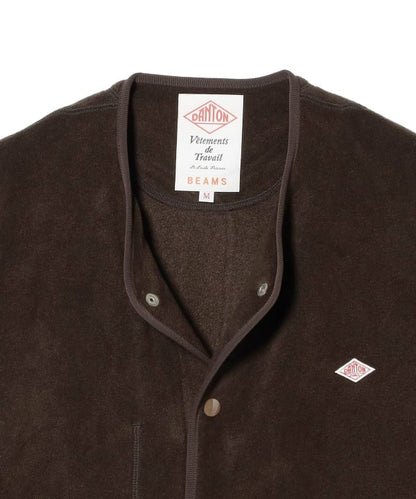 DANTON Fleece Jacket / 無領刷毛外套