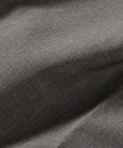 BEAMS / 雙褶立體寬直筒可調褲腳長褲