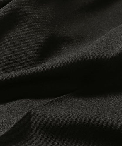 BEAMS / 雙褶立體寬直筒可調褲腳長褲