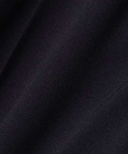 BEAMS / 雙褶立體寬直筒可調褲腳長褲