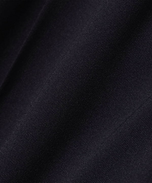 BEAMS / 雙褶立體寬直筒可調褲腳長褲