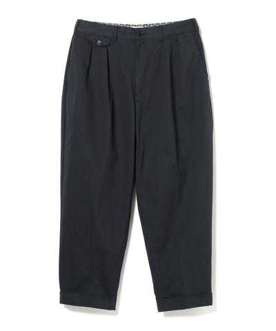 BEAMS JAPAN  2 PLEATED CHINO TROUSERS / 兩褶斜紋褶錐形長褲（日本製）