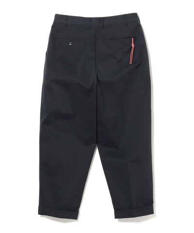 BEAMS JAPAN  2 PLEATED CHINO TROUSERS / 兩褶斜紋褶錐形長褲（日本製）