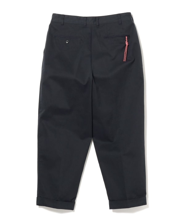 BEAMS JAPAN  2 PLEATED CHINO TROUSERS / 兩褶斜紋褶錐形長褲（日本製）