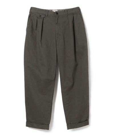 BEAMS JAPAN  2 PLEATED CHINO TROUSERS / 兩褶斜紋褶錐形長褲（日本製）