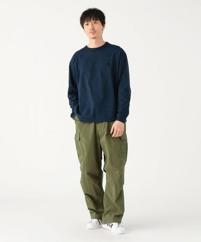 BEAMS / 多口袋機能軍風寬版褲