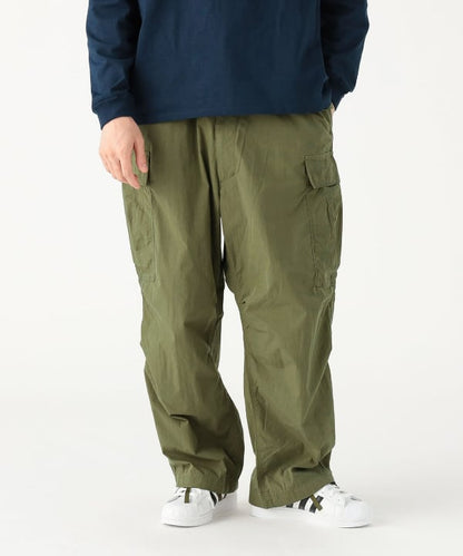 BEAMS / 多口袋機能軍風寬版褲
