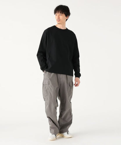 BEAMS / 多口袋機能軍風寬版褲