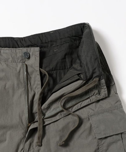BEAMS / 多口袋機能軍風寬版褲