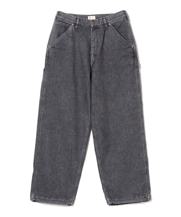 BEAMS JAPAN / 寬版彈性工裝丹寧褲