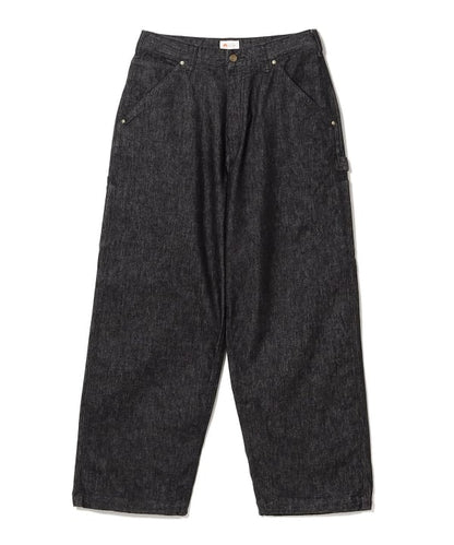 BEAMS JAPAN / 寬版彈性工裝丹寧褲
