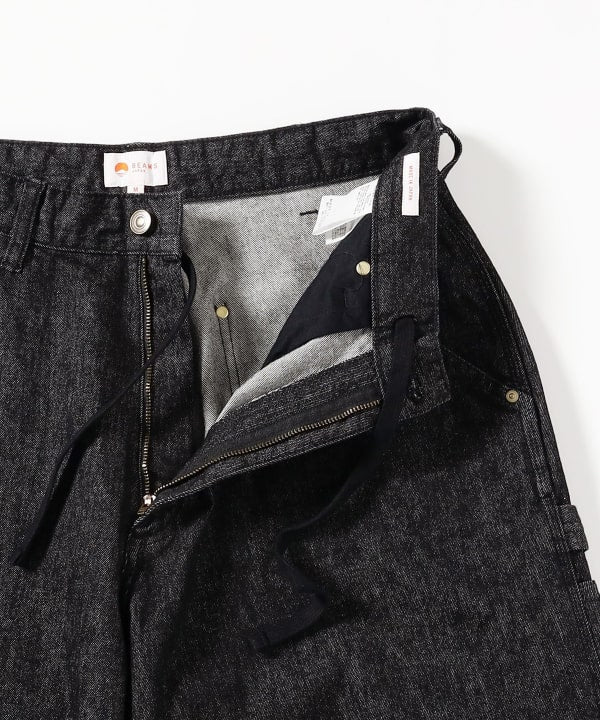 BEAMS JAPAN / 寬版彈性工裝丹寧褲