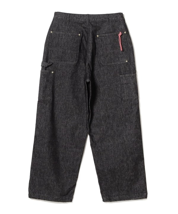 BEAMS JAPAN / 寬版彈性工裝丹寧褲