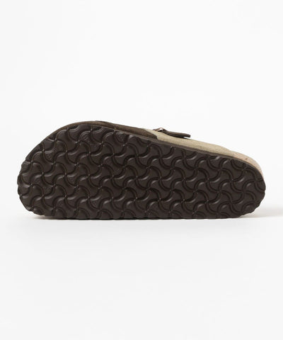 BIRKENSTOCK × BEAMS / BOSTON 拼接麂皮穆勒鞋（日本聯名限定）