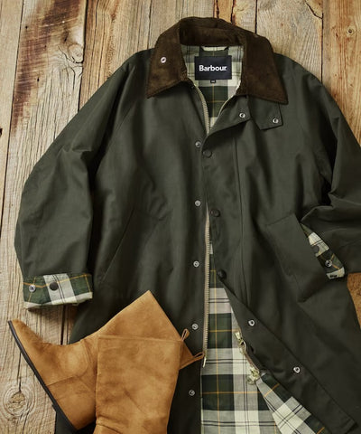 Barbour × FREAK'S STORE / 女裝 TRANSPORT 加長版大衣外套（日本聯名限定）