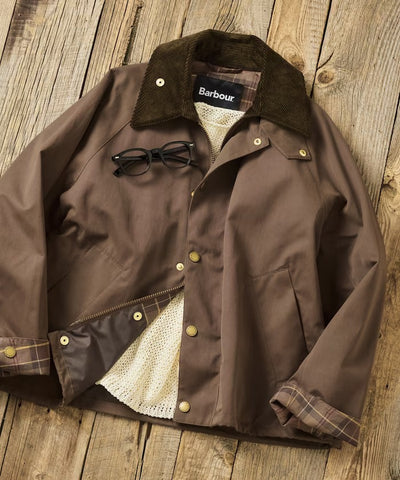 Barbour × FREAK'S STORE／女裝 TRANSPORT 短版教練外套（日本聯名限定）