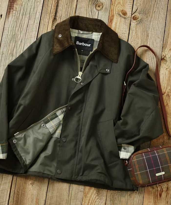 Barbour × FREAK'S STORE／女裝 TRANSPORT 短版教練外套（日本聯名限定）