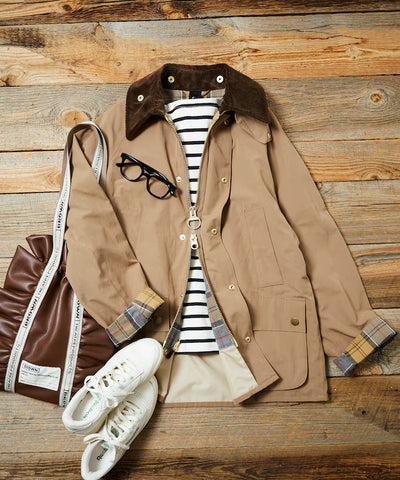 Barbour × FREAK'S STORE／女裝 BEDALE OS 寬鬆版型工作外套（日本聯名限定）