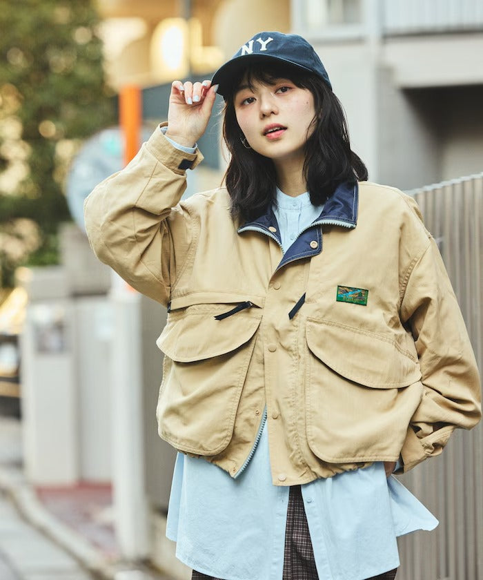 Foxfire × FREAK'S STORE／女裝 短版工裝尼龍外套 （日本聯名限定）