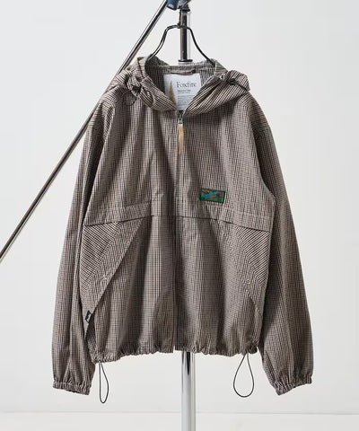 Foxfire × FREAK'S STORE／女裝 格紋連帽拉鍊薄外套（日本聯名限定）