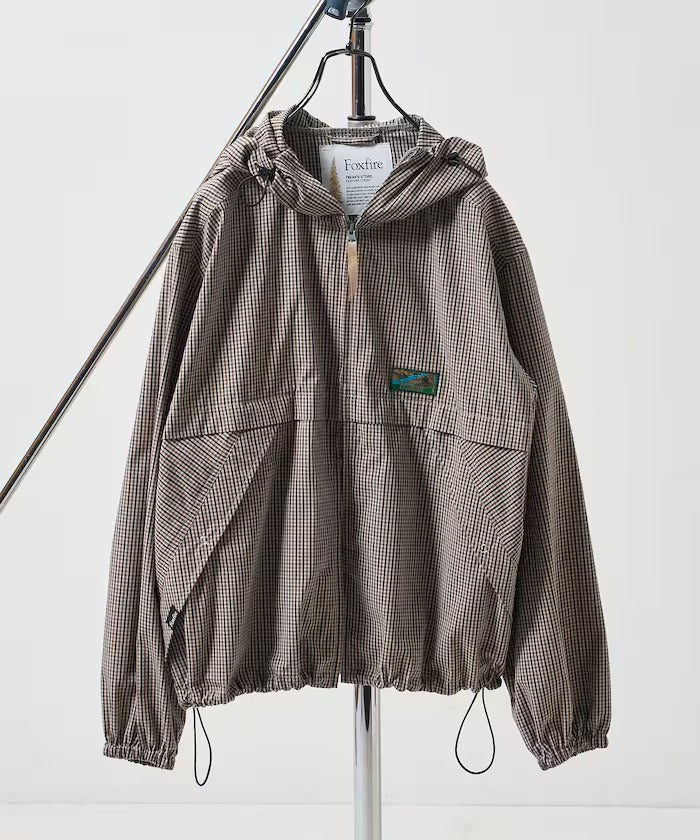Foxfire × FREAK'S STORE／女裝 格紋連帽拉鍊薄外套（日本聯名限定）