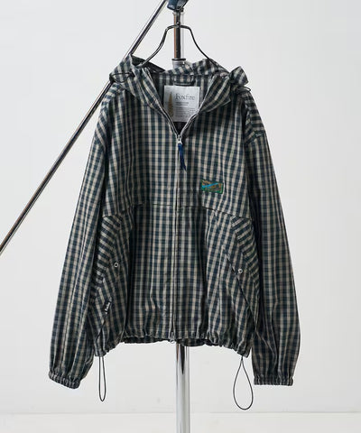 Foxfire × FREAK'S STORE／女裝 格紋連帽拉鍊薄外套（日本聯名限定）
