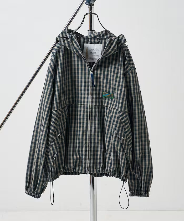 Foxfire × FREAK'S STORE／女裝 格紋連帽拉鍊薄外套（日本聯名限定）