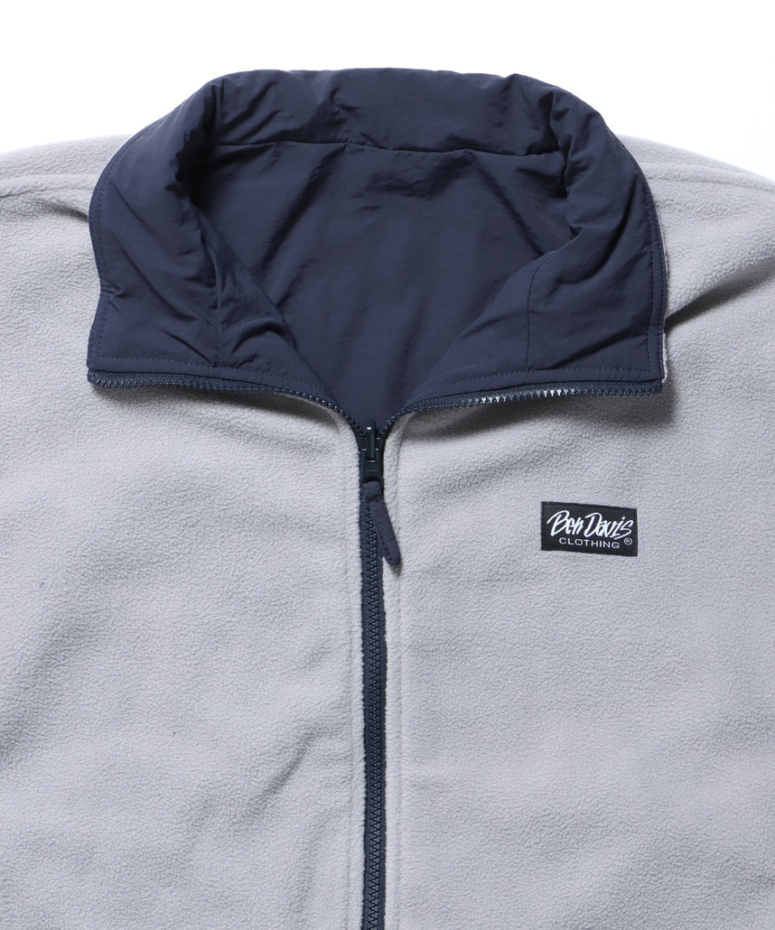 現貨供應，海軍藍M，BEN DAVIS RV SHELLED FLEECE JACKET / 正反兩面穿外套