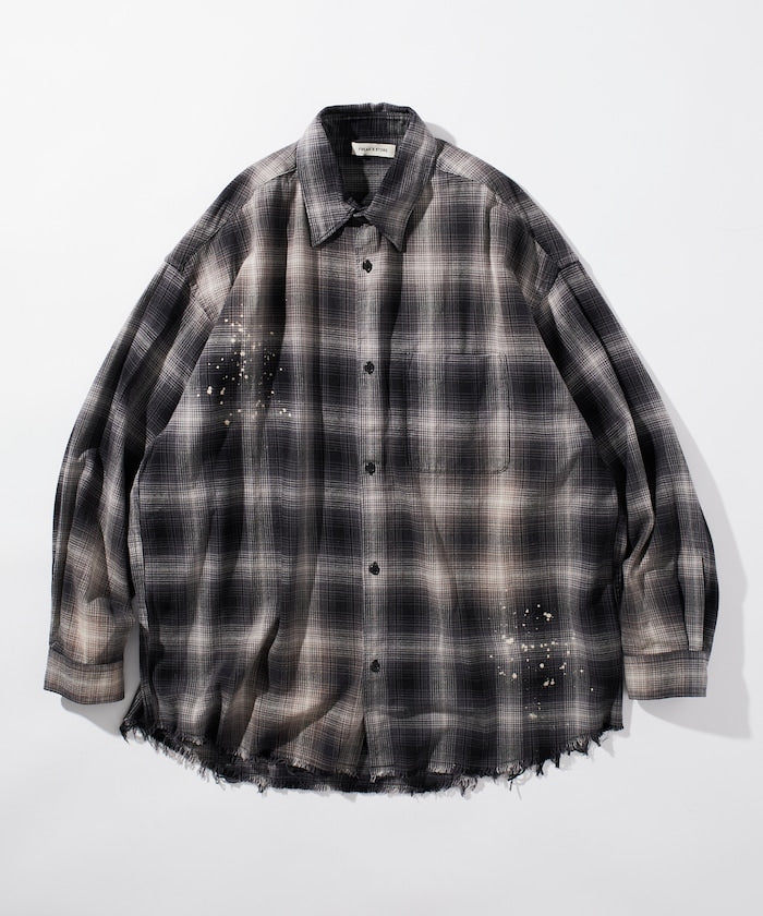 FREAK’S STORE / 仿舊格紋襯衫