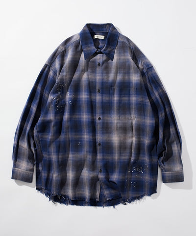 FREAK’S STORE / 仿舊格紋襯衫