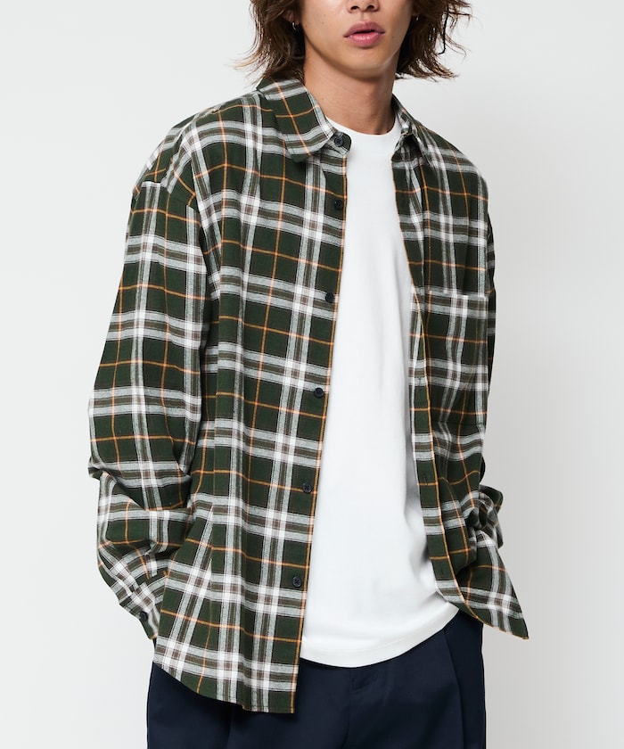 FREAK’S STORE / 柔棉格紋襯衫