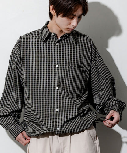 FREAK’S STORE / 下擺抽繩長袖襯衫