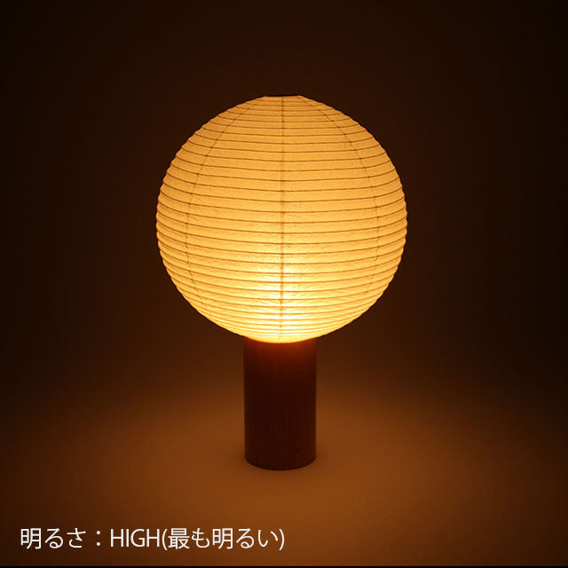 シラキ工芸 TORCHIN　CIRCLE　白／ナチュラル  / 合紙攜帶桌燈
